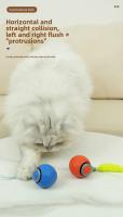 Juguete Interactivo Para Gatos Bola Recargable Por USB Modos De Juego Adaptativos Superficie Texturada Con C Cola Simulada - details 1