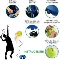 Bolas De Rebote Y Cuerda Elástica Para Mejorar Tus Habilidades De Tenis Adecuado Para Entrenamiento Interior Y Exterior - details 11