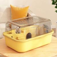 Caja De Rattus Doble Capa Para Hamsters Pequeños Animales De Estilo Portátil Casa De Mascotas Para Rattus Y Cobayas - details 5