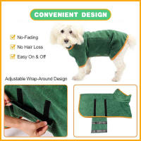 Bata De Baño Para Perros Super Absorbente Ropa De Secado Ajustable Toalla Para Pequeños Medianos Y Grandes Mascotas Accesorios Para Perros - details 4