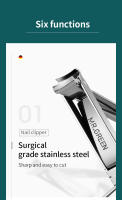 Tijeras De Uñas Multifuncionales MR.GREEN Con Seis Funciones Archos De Uñas Abrebotellas Corte De Uñas En Acero Inoxidable - details 3