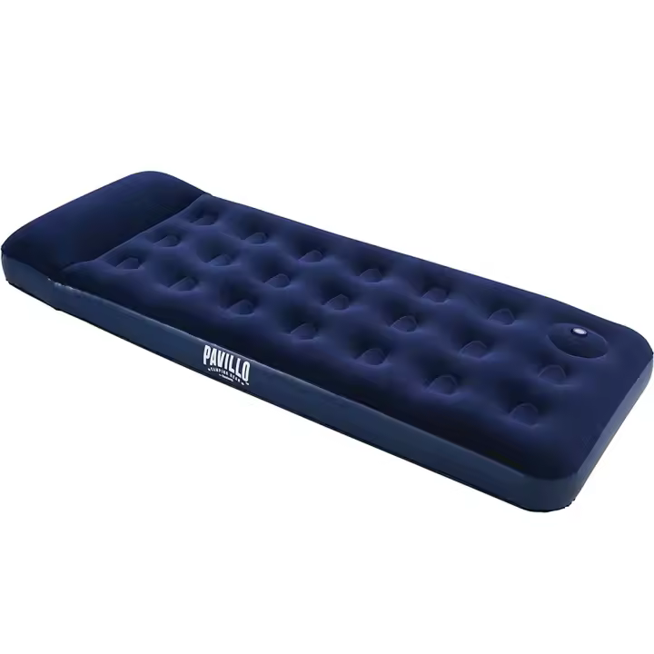 Colchón Hinchable Bestway Flocado 185x76x22 Cm con Bomba de Pie - 1