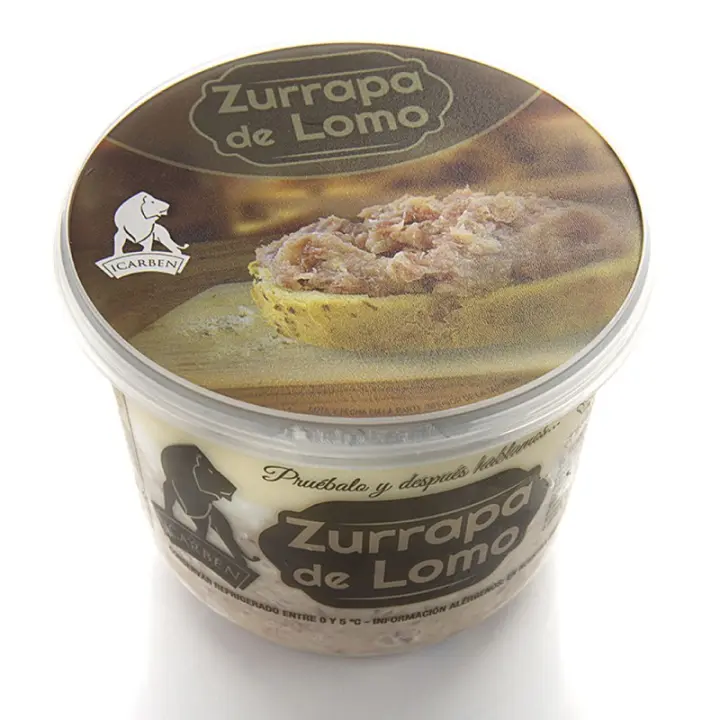 (PACK 2) Zurrapa de Lomo en Manteca Ibérica: El Toque Gourmet de Icarben en Cada Porción, la Manteca Perfecta que Transforma tus Desayunos, (PESO 500GR UNIDAD). - 1