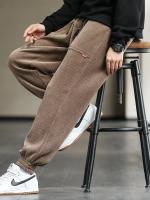 Nuevos Pantalones De Corduroy Para Hombre Otoño Invierno Estilo Callejero Holgado Casuales Pantalones De Jogger Talla plus Hasta 8XL - details 23