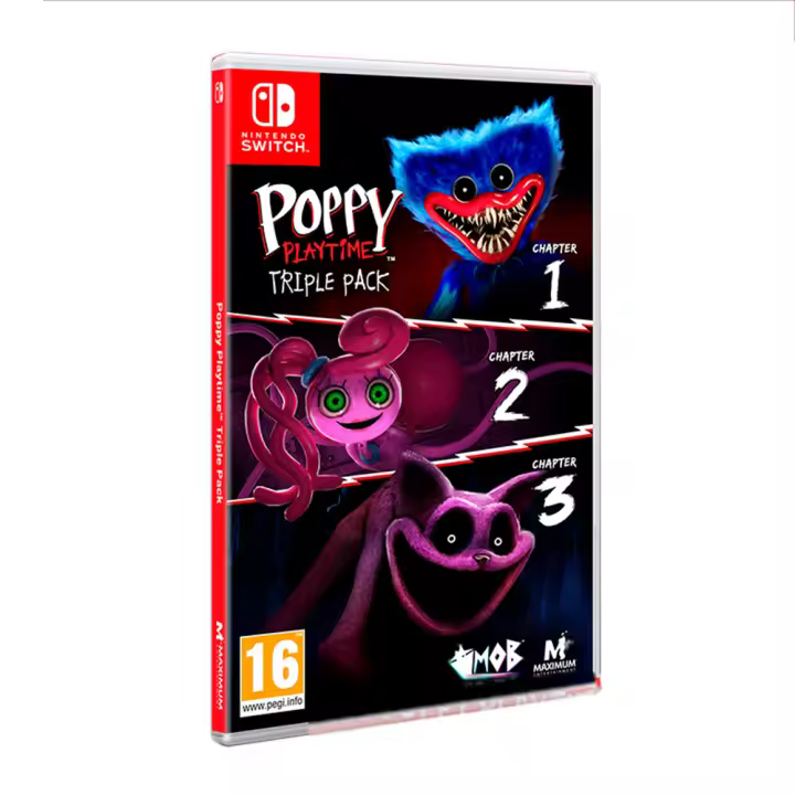 Poppy Playtime Triple Pack Nintendo Switch - Nuevo a estrenar - Pal España - Meridiem Games - 1