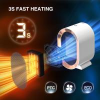Nuevo Calentador Eléctrico inteligente de Cerámica PTC para el hogar práctico Sol Pequeño, Blanco - details 8
