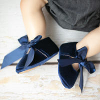 Zapatos De Niña Bebé Con Lazo Flats Para Boda Zapatos De Princesa Para Vestido Ballet Pantuflas Antideslizantes Suela De Goma Primera Caminata Zapatos Para Cuna - details 18