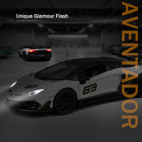 Modelo De Coche De Aleación CCA 1:32 Lamborghini Aventado SVJ63 Simulación Para Colección Y Exhibición Sin Batería Escala 1:32 - details 7