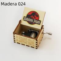 Caja de música manual de madera, con tallado retro (o talla antigua) - Regalo de cumpleaños con impresión a color - details 40