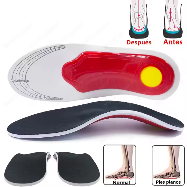Mejores Insoles Ortopédicos Para Pies Valgus Plantillas De Arco Planos Soporte De Arco Para Running Accesorios Para Zapatos Adecuados Para Hombres Y Mujeres - 1