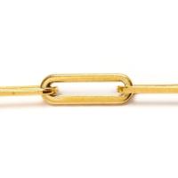 Collar De Cadena De Enlace Moda Caliente Para Mujer Y Hombre Acero Inoxidable Color Oro Joyería Regalo Estilo Trendy - details 4