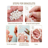 Kit De Perlas Acrílicas Para La Creación De Joyas 1890pcs Con Caja Regalo Para Pulseras De Encanto Y Collares DIY Tamaños 4mm 6mm 8mm 10mm - details 4