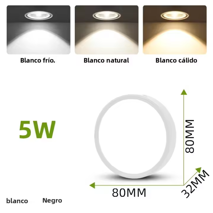 Lámpara De Techo LED Moderna Con Enfriamiento Por Convección Para Interiores 220V Spot Luz De Destacado En 3 Colores Decoración Para Sala De Estar Y Pasillo - 1