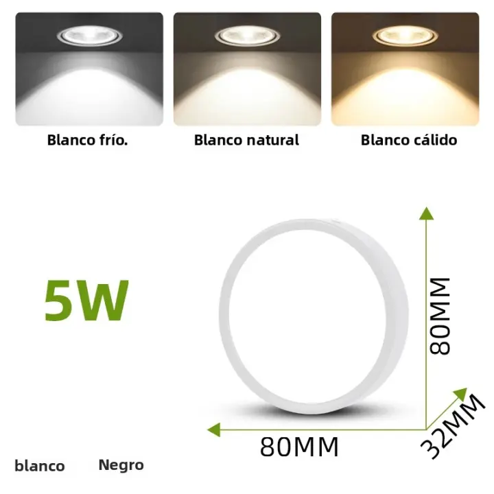 Lámpara De Techo LED Moderna Con Enfriamiento Por Convección Para Interiores 220V Spot Luz De Destacado En 3 Colores Decoración Para Sala De Estar Y Pasillo - 1