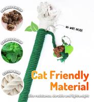 3 Piezas Hierba Gatera Juguete,Juguete para Gatos Cuerda para Morder,Masticar Palos Gato,Juguete Cuerda Gato,Cuerda Dental para Gatos,para Limpieza de Dientes,Dentición - details 8