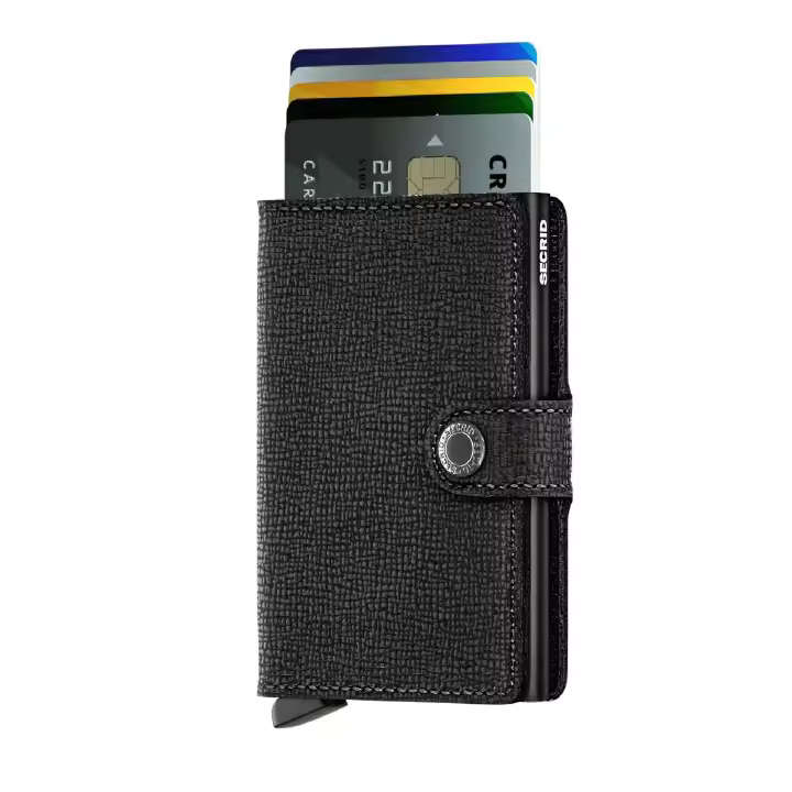 cartera Secrid Miniwallet Crisple Black - 1