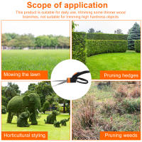 Tijeras De Hierba Multifuncionales Podadoras De Jardín Herramienta De Poda Mano Con Punta Fina Para Cortar Arbustos Y Enredaderas - details 3