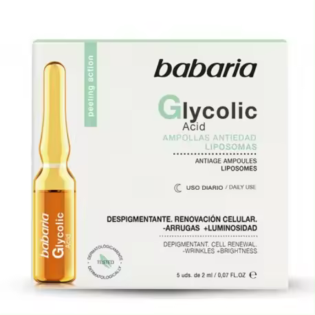 BABARIA AMPOLLAS ACIDO GLICOLICO ANTIEDAD 5 X 2 ML - 1