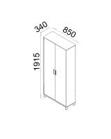 Topkit Armario Multiusos con 6 Baldas Regulables y Capacidad para 25 Pares de Zapatos - details 2