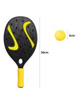 ARISESHOP-Set de 2 raquetas de playa con 2 pelotas – juego de frescobol y beach tennis para niños y adultos – ideal para playa, jardín o camping - details 1
