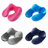 Almohada De Viaje En Forma De U Para Avión Inflable Almohada De Cuello Cómoda Para Dormir En Casa Y Oficina Uso Doméstico Y De Viaje - details 9