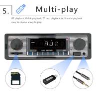 BQCC 1 Din Radio BT MP3 Para Coche Con Handsfree Find FM SD Protección Del Poder Voz Broadcast Autostereo AUX USB Reproductor Multimedia - details 7