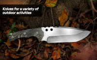 Cuchillo De Sobrevivencia Portátil EDC Con Funda Blade Fijo De Alta Dureza Para Camping Y Senderismo Acero Inoxidable - details 1