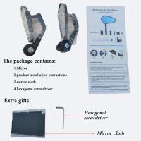 Espejo Retrovisor Azul Para Motocicleta Modificación 22mm Ovalado Adecuado Para Chunfeng NK250 Y NK650 Material Aleación De Aluminio Y Vidrio - details 7