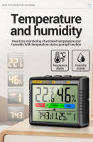ANENG AP01 Termómetro Y Higrómetro Digital LCD Para El Hogar Medidor De Temperatura Y Humedad Con Alarma Y Estación De Clima Para Interior - details 3