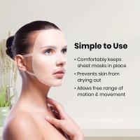 Máscara De Silicona 3D Para Cuidado Facial Reutilizable Herramienta De Firmeza Facial Máscara Fija Para Hidratación De La Piel - details 7