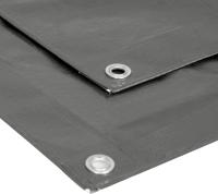 Lona de la piscina de la lona de Pctive PE 2x3m 280g/m², cubierta impermeable y lona impermeable a prueba de rasgón, gris - details 0