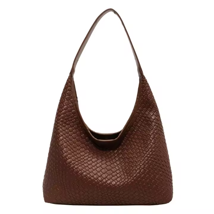 Bolso de gran capacidad, Bolso de Hombre versátil A LA Moda para Mujer, Bolso de mano popular with Textura de color sólido - 1