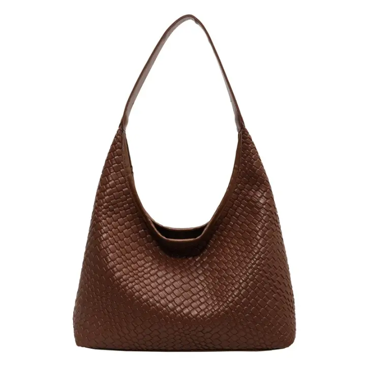 Bolso de gran capacidad, Bolso de Hombre versátil A LA Moda para Mujer, Bolso de mano popular with Textura de color sólido - 1