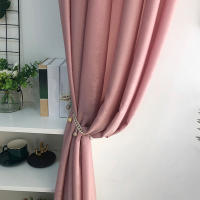 Cortina Moderna Y Minimalista De Color Sólido Translúcida Para Decoración De Sala De Estar 1 Pieza Con Bolso De Percha Proporciona Privacidad - details 12