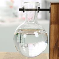 Terrario De Plantas Hidroponicas Vintage Jarrón De Flor Transparente Con Marco De Madera Vaso De Cristal Para Decoración De Hogar Y Bonsái En Mesas - details 10