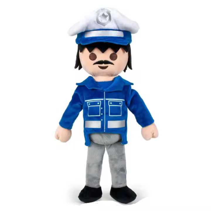 PELUCHE PLAYMOBIL - POLICÍA 40 CM 760016181, TIENDA CON LICENCIA OFICIAL - 1