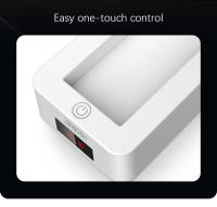 Lámpara De Escritorio Plegable Portátil Con Reloj Y Luz De Lectura LED Recargable a Través De USB Economía De Energía - details 10