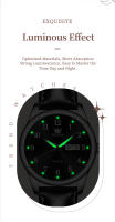 Reloj De Mujer OLEVS Original Con Correa De Cuero Impermeable Y Luz Aérea Calendario Sencillo Elegante Casual De Lujo Moda Quartzo - details 7