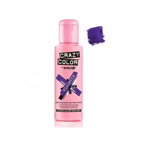 Coloracion de Fantasia Crazy Color 43 Violette 100 ml. - 1