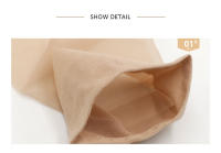 BONAS Medias Transparentes 20D Para Mujer Y Niñas 4 Pares Largo Pierna Baja Estilo Sólido Material Poliéster Y Nylon - details 9