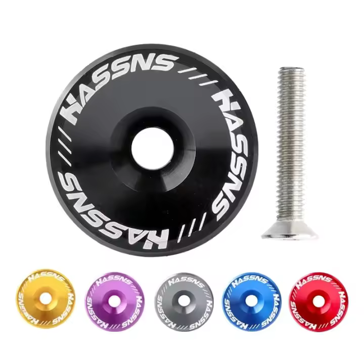 Cubierta De Cabeza De Bicicleta HASSNS MTB Aluminio Aleación Cubierta De Aluminio Para Mountain Road Bike Table Cover Steering Series Top - 1