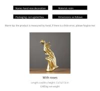 Estatua Creativa De Mano Moderna Y Abstracta En Oro Decoración De Escritorio Para Sala De Estar Y Oficina Accesorios De Regalo De Lujo - details 10