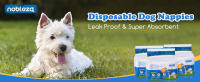 Nobleza 12x Pañales para Perros Desechables Hembra Cachorro Entrenamiento Pañales Súper Absorbente Envolturas para Mascotas Paquete de 12 - details 0