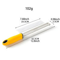 Rallador De Acero Inoxidable Con Mango Antideslizante Ecológico Para Queso Chocolate Limón Ajo Frutas Utensilio De Cocina - details 0