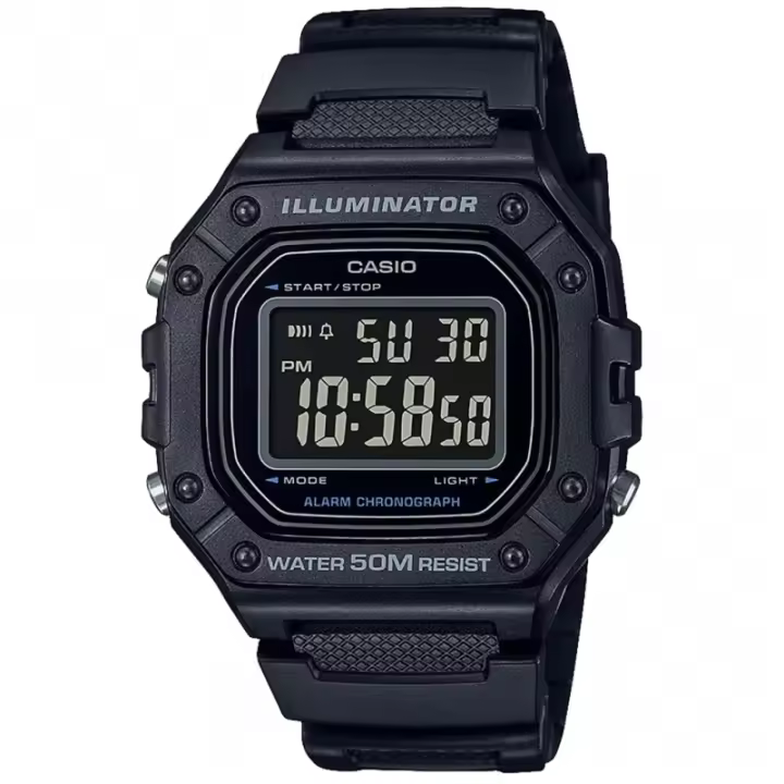 Casio Youth W-218h-1bvdf Reloj De Pulsera Digital Para Hombre Color Negro - 1