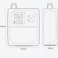 Bomba de aire eléctrica portátil, bomba de SUP inalámbrica de 80W, batería recargable de 20PSI 8000mAh, bomba de tabla de Paddle, iluminación LED, para inflables - details 4