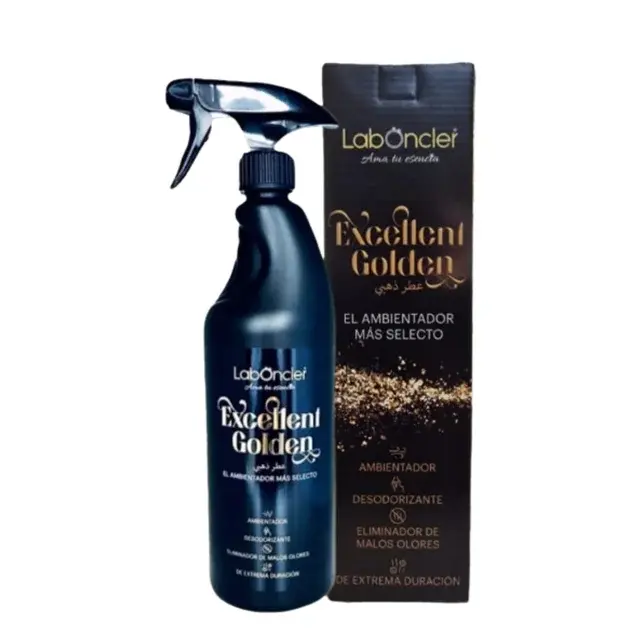 AMBIENTADOR EXCELLENT GOLDEN LABONCLER - Perfumador de larga duración y eliminador de malos olores - ¡Una frescura incomparable! - 1