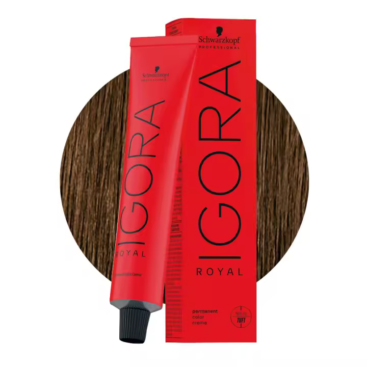 Schwarzkopf Igora Royal 6-5 Rubio Dark Dorado 60ml-coloración permanente - 1