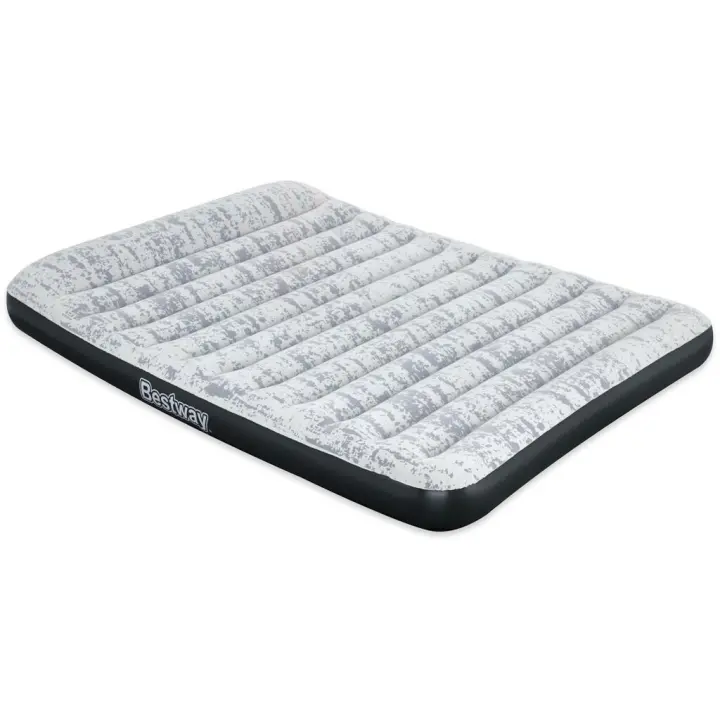 Colchón Flocado Tritech Fashion Queen 203X152X30cm. con Hinchador Eléctrico Bestway 67836 - 1
