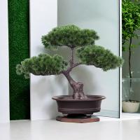 Arbusto De Bonsái Artificial En Maceta Decoración De Escritorio Robusta Para Terraza Y Ventanasillar Multipropósito - details 1